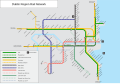 Dublin Rail Network map