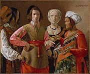 Georges de La Tour, The Fortune Teller, حوالى 1630