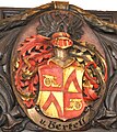 Wappen der Familie von Hertell im Kreishaus Greifswald