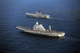 INS Viraat and INS Vikramaditya