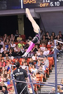 Ross on the uneven bars at the 2012 Secret U.S. Classic. Kyla Ross 563.jpg