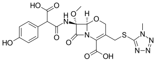 <span class="mw-page-title-main">Oxacephem</span> Class of pharmaceutical drugs