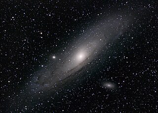 <span class="mw-page-title-main">Andromeda Galaxy</span> Barred spiral galaxy in the Local Group