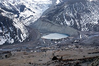 <span class="mw-page-title-main">Moraine</span> Glacially formed accumulation of debris