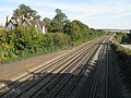 Site of Moulsford railway station in September 2009