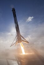 Falcon 9 flight 25 first-stage approached the drone ship with a tilt