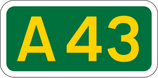 <span class="mw-page-title-main">A43 road</span> Road in England