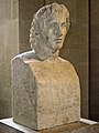 Hermes-type bust, imperial Roman copy, Louvre museum