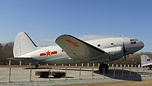 People's Liberation Army Air Force C-46 at Beijing Civil Aviation Museum C-46 PLAAF.jpg