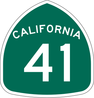 <span class="mw-page-title-main">California State Route 41</span> Highway in California