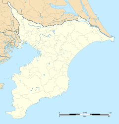 Myōden Station is located in Chiba Prefecture