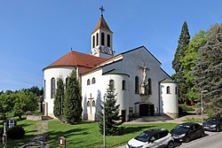 Roman Catholic Heart of Jesus Peace Church in Eichgraben named "Duomo of Vienna Woods"