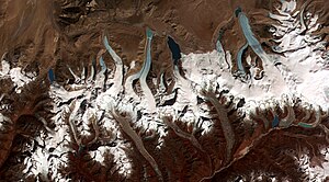 Glacial retreat observed in glaciers of Bhutan