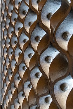 Grille du palais Güell à Barcelone