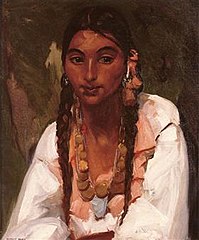 Robert Henri: Gypsy Girl in White (1916)