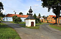 Čeština: Náves v Hradišťanech, části Honezovic English: Common in Hradišťany, part of Honezovice village, Czech Republic.