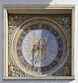 Clock of the Church of the Holy Ghost in Tallinn, made by Christian Ackermann