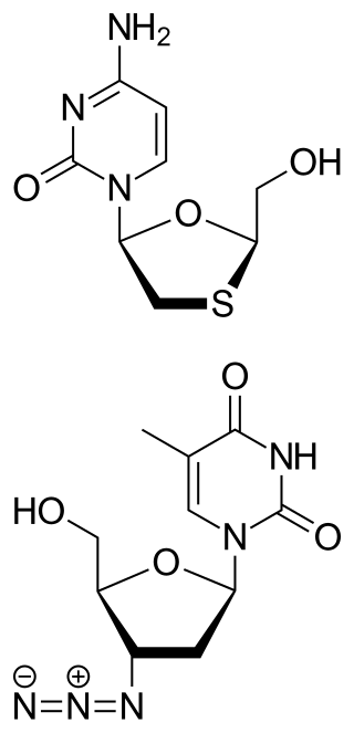 <span class="mw-page-title-main">Lamivudine/zidovudine</span> Combination drug for HIV