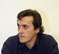 Martin Minařík na tiskové konferenci ČHS v roce 2008