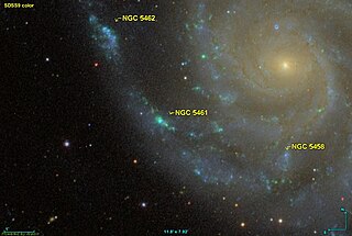 <span class="mw-page-title-main">NGC 5461</span> Nebula in the constellation Ursa Major