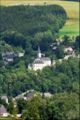 Blick vom Schwartenberg auf das Schloss