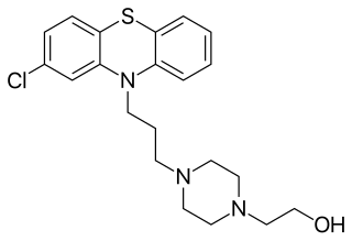 <span class="mw-page-title-main">Perphenazine</span> Antipsychotic medication