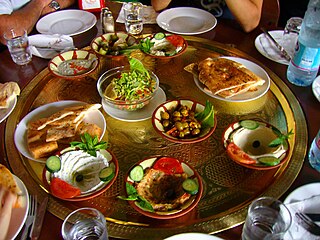 <i>Meze</i> Small dish in Middle Eastern and Balkan cuisines