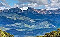 Precipice Peak centered, with Dunsinane Mountain on left. Camera pointed east.