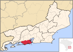 Location in the state of Rio de Janeiro