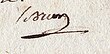 Signature de Charles-François Lebrun