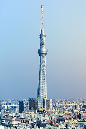 Strict view of the Sky Tree.