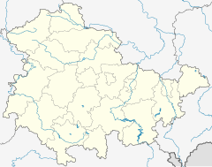 Artern is located in Thuringia