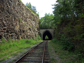 Tunnel of Circum-Baikal Railway Photograph: Rost.galis Licensing: CC-BY-SA-3.0