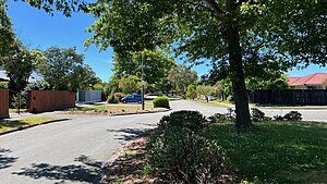 Barnes Road is a typical residential street in Redwood.