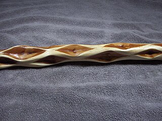 <span class="mw-page-title-main">Diamond willow</span> Wood with naturally occurring diamond-shaped patterns