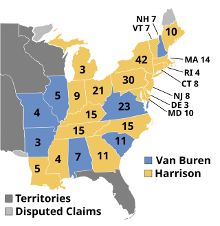 <span class="mw-page-title-main">1840 United States presidential election</span> 14th quadrennial U.S. presidential election