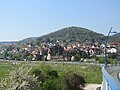 Blick auf Göschwitz von der Bahnbrücke aus