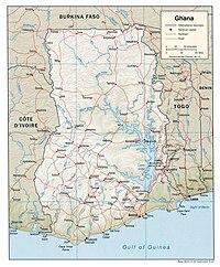 Map of Ghana Ghana rel 2007.jpg