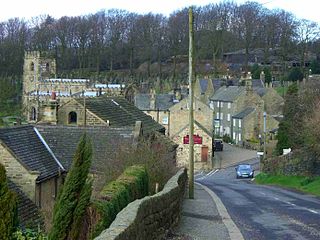 High Bradfield Village in South Yorkshire, England