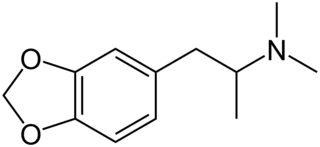 <span class="mw-page-title-main">Methylenedioxydimethylamphetamine</span> Chemical compound