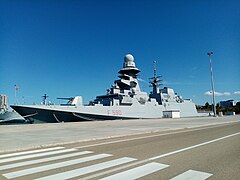 Carlo Bergamini at Naval Station Taranto on 4 October 2019.