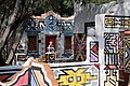 Traditional Ndebele houses at Lesedi Cultural Village