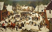 Kindermoord te Bethlehem Pieter Brueghel de Jonge Alte Pinakothek