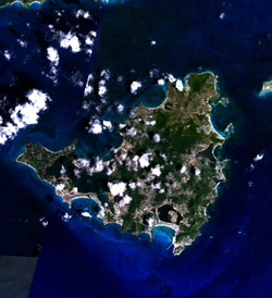 Satellittbilete av St. Martin