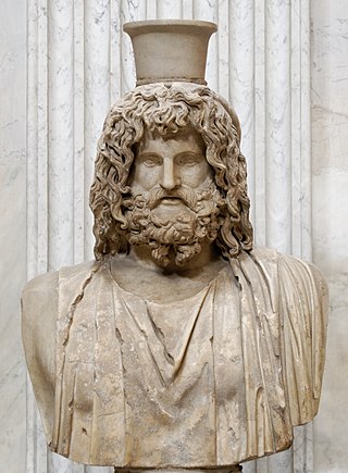 <span class="mw-page-title-main">Serapis</span> Graeco-Egyptian deity