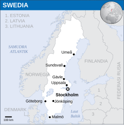 Lokasi Swedia