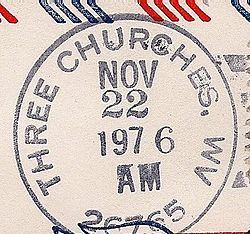 Three Churches, West Virginia Postmark