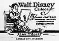 Image 7Walt Disney's business envelope featured a self-portrait, c. 1921 (from Walt Disney)