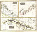 Bahamas, Bermuda, Cuba, 1815.