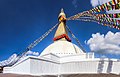 Boudhanath Stupa, a Buddhist temple in Kathmandu Valley